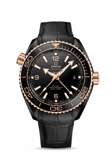Omega Seamaster Planet Ocean 600M Co-Axial 45.5 Master Chronometer GMT Deep Black Sedna 215.63.46.22.01.001 (21563462201001)